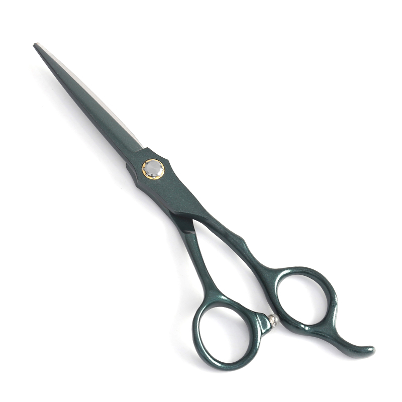 Tijeras de corte de pelo profesionales de acero inoxidable con alto contenido de carbono de la serie Green Girasol